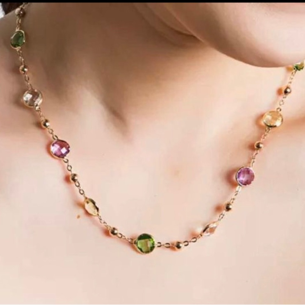 Beautiful necklace Champagne gold